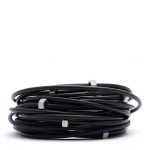 LOM dsgn B#01s Silver Rubber Bracelet